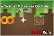 Run Minecraft Server on Google Colab